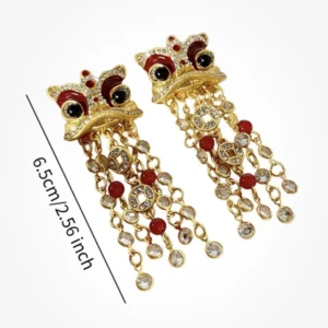 Art Nouveau Earrings - Pearl Victorian Crown Museum Tudor Style Dangle Earrings