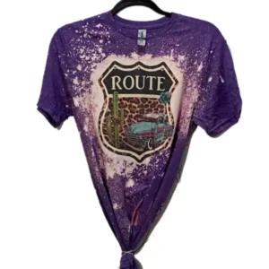 Bleached Out Tees Lot - Women's T-Shirts Size S Multicolor Cotton Blend