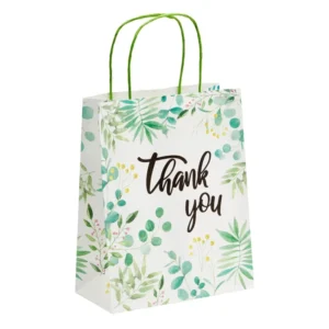 Kraft Paper Gift Bags with Handles - 50 Pack Bulk - Boutique Party Favors